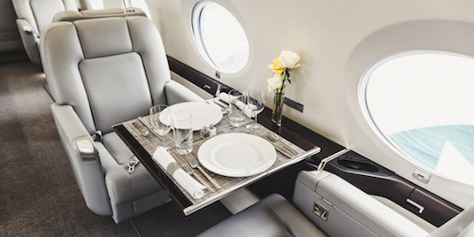 catering private-jet